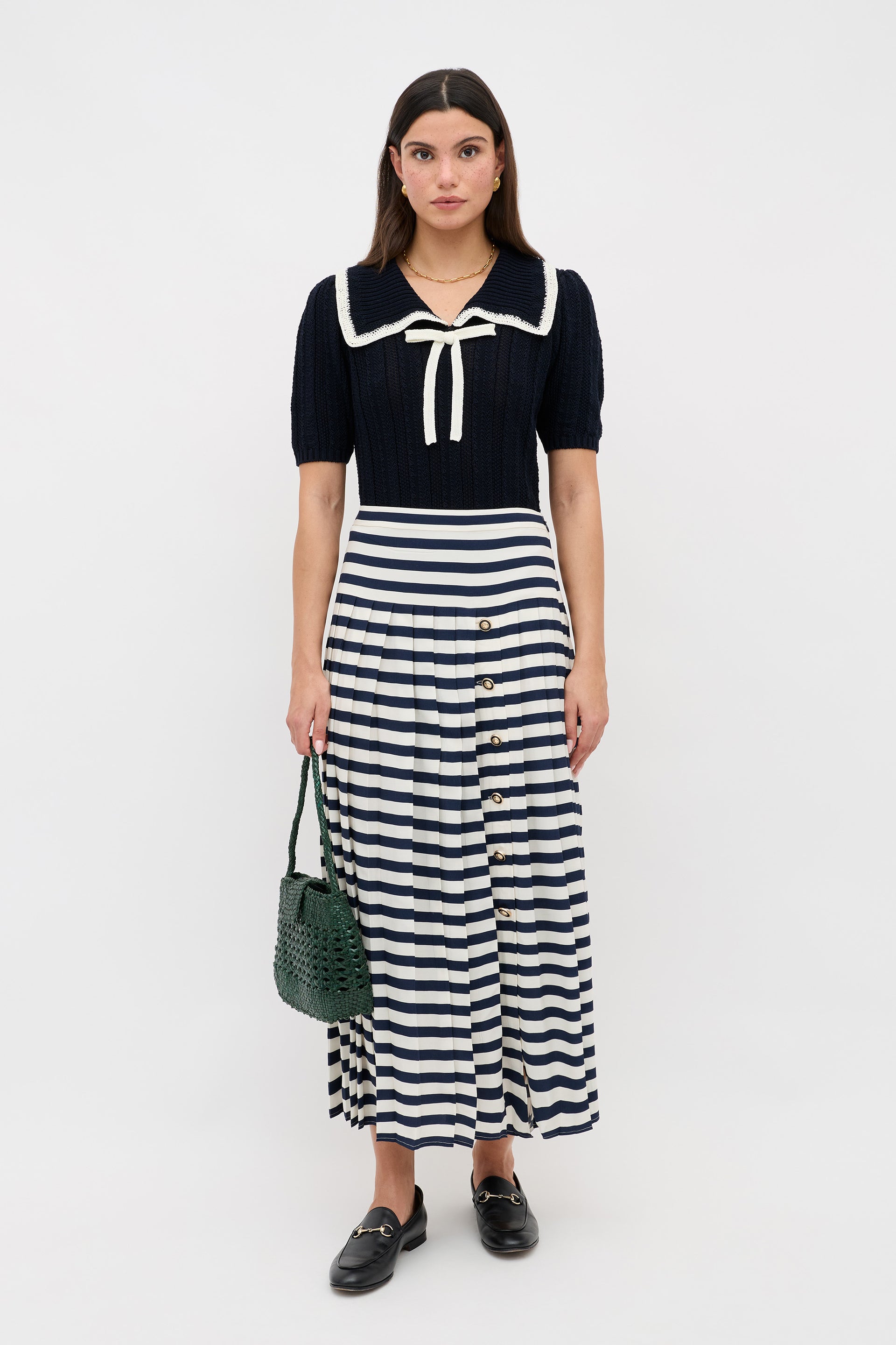Pippa Top in Deep Navy — view 5