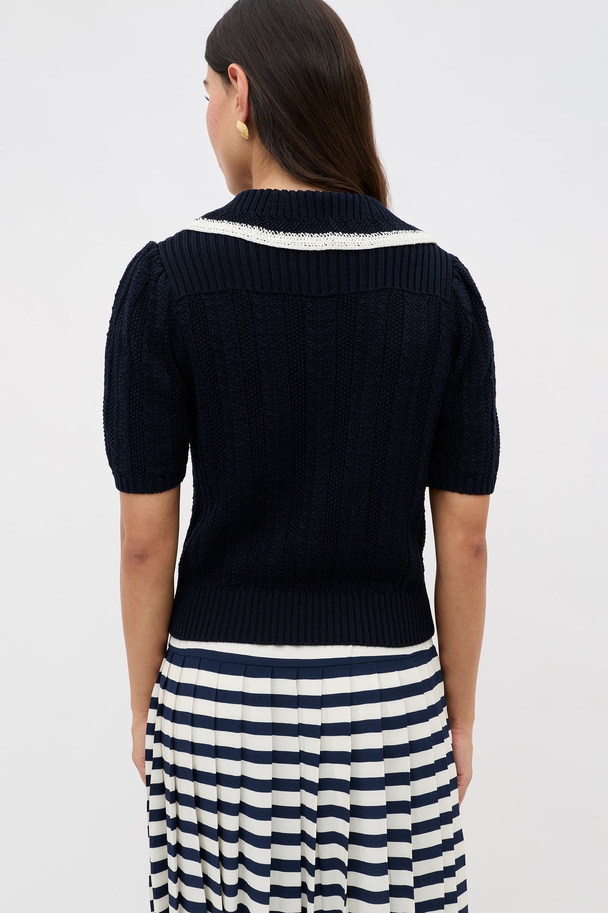 Pippa Top in Deep Navy — view 4