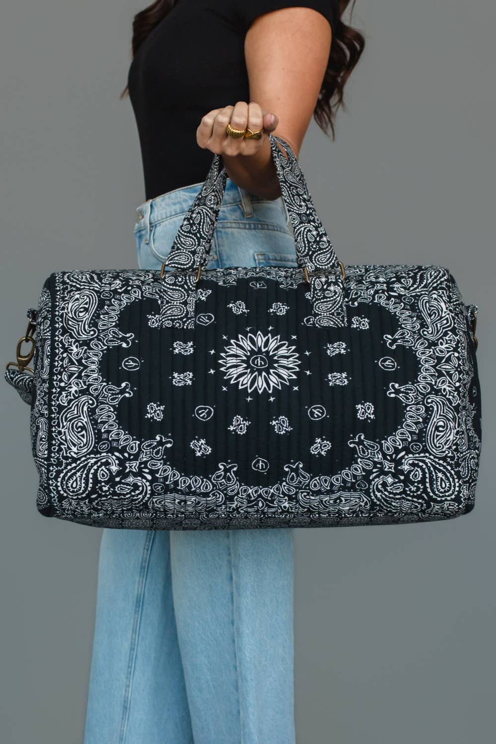 Black Bandana Duffel