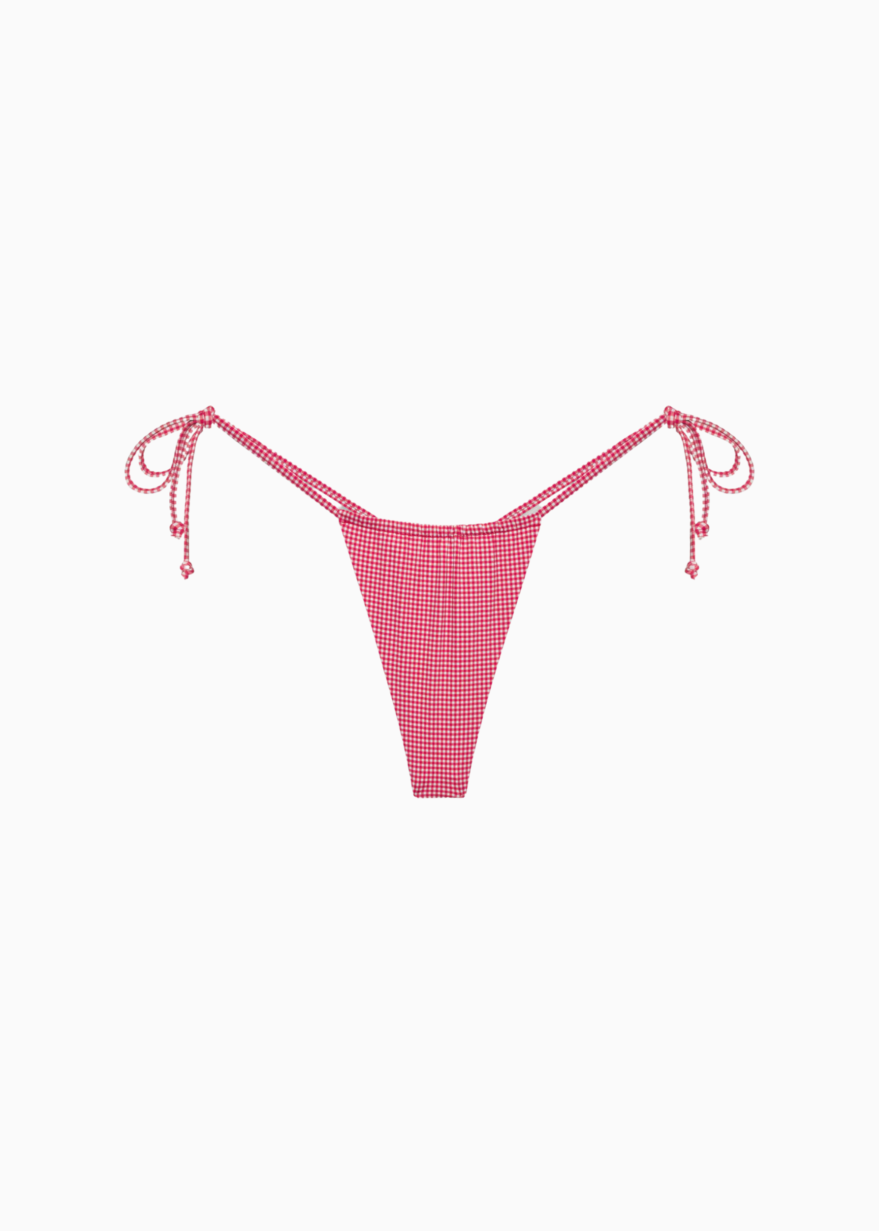 Tia Skimpy Bikini Bottom in Ladybug Gingham