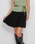 Black Skater Knit Skirt