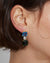 Green and Turquoise Crystal Dangle Earrings