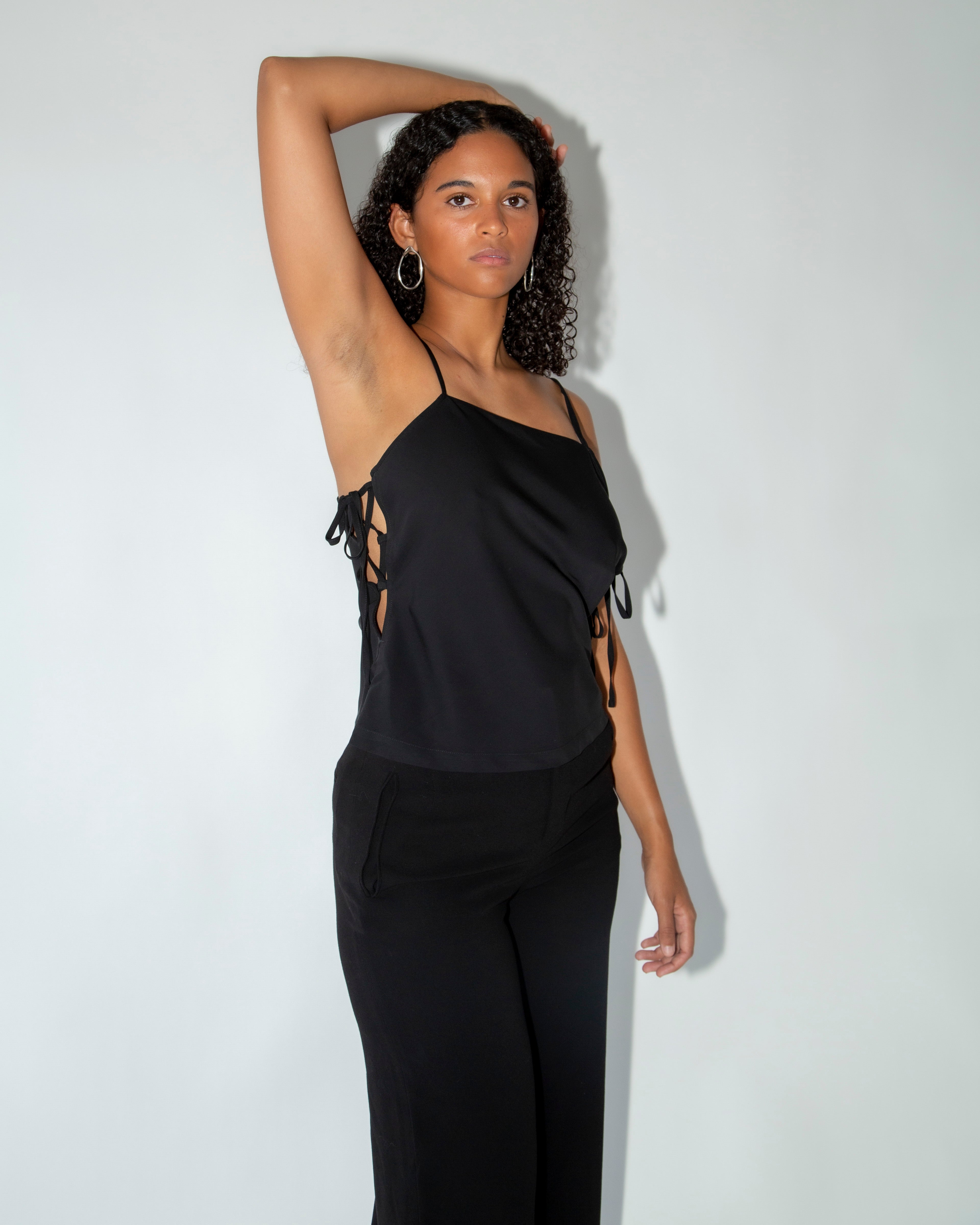 Austin Strappy Top in Black — view 4