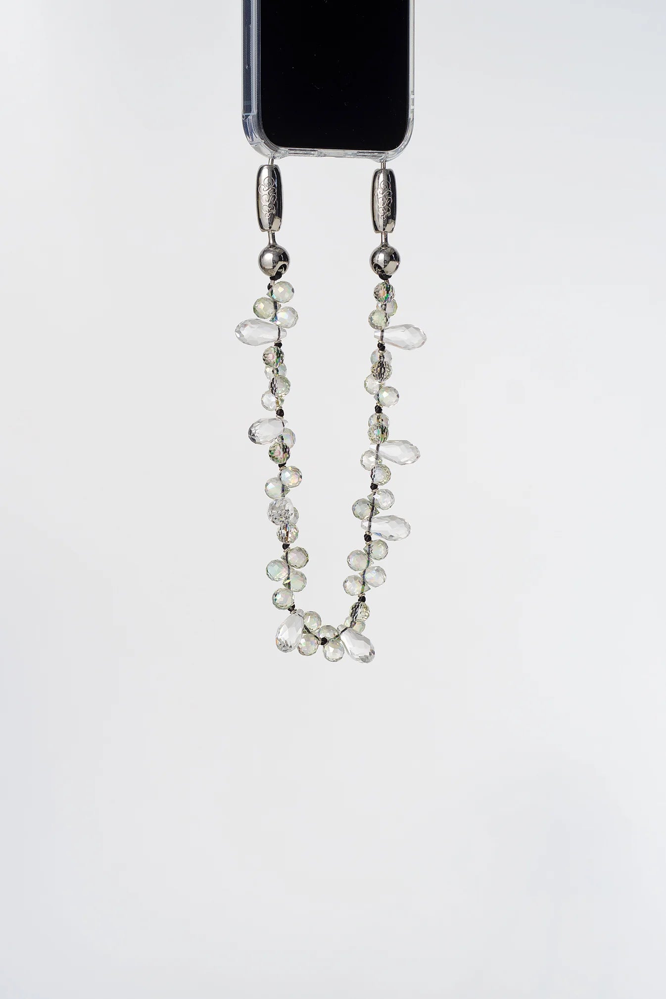 Faceted Crystal Wristlet Phone Strap — view 4