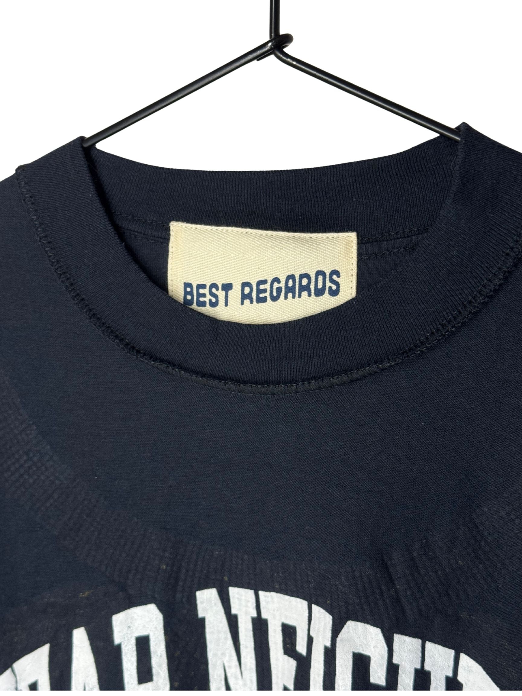 Dear Neighbor Varsity Tee in Black