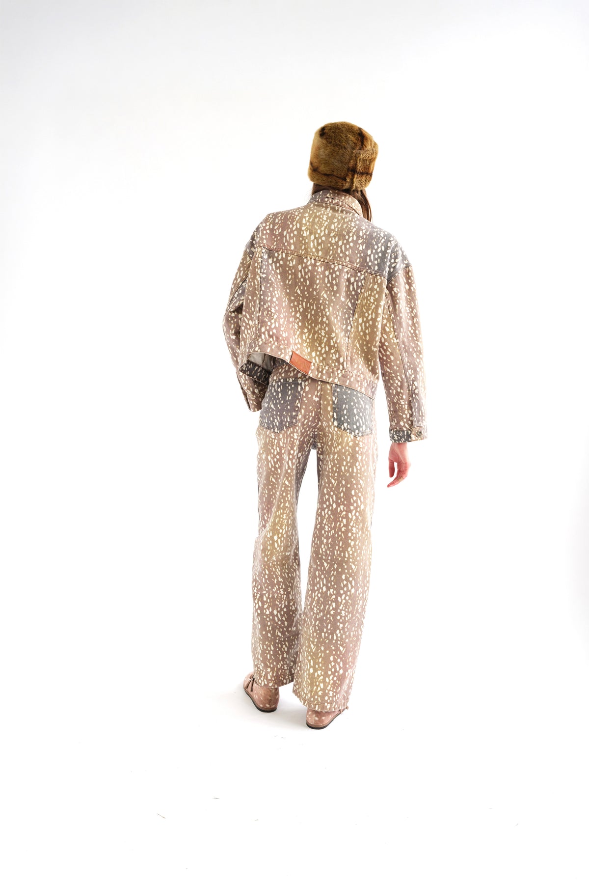 Munar Printed Denim Jacket by Tach Clothing, view 6