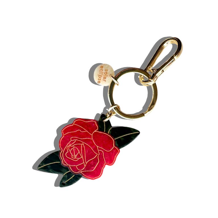 Rose Bag Charm + Keychain