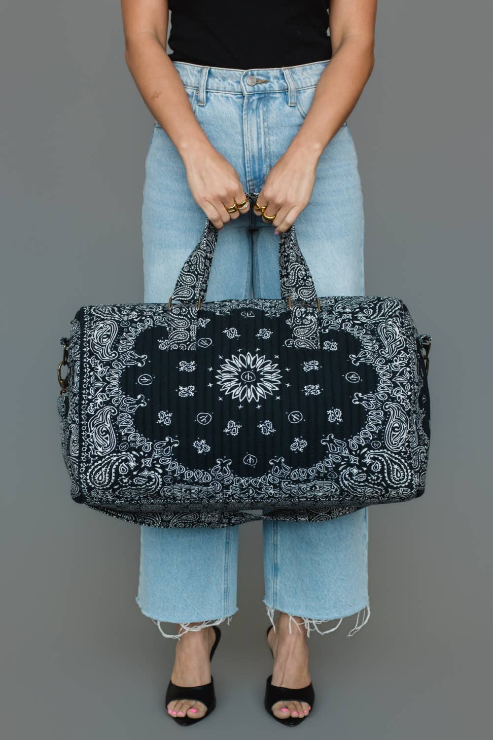 Black Bandana Duffel