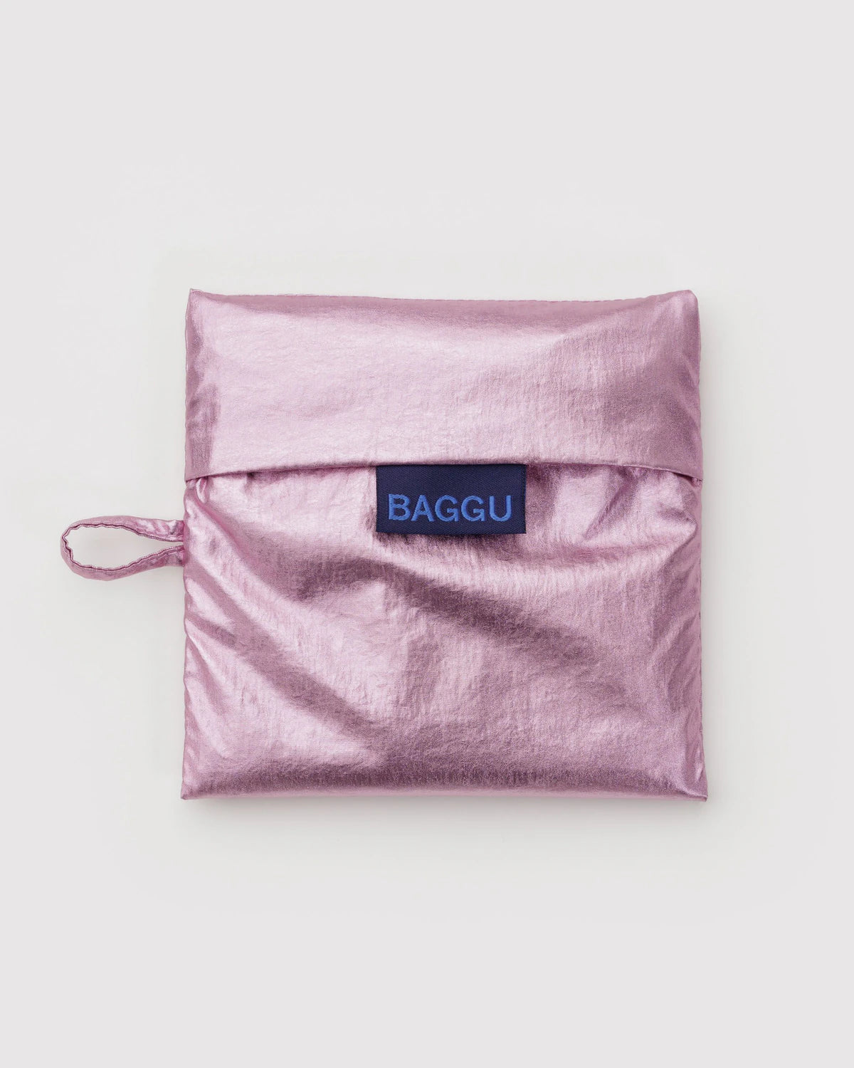 Standard Baggu in Blush Metallic — view 3