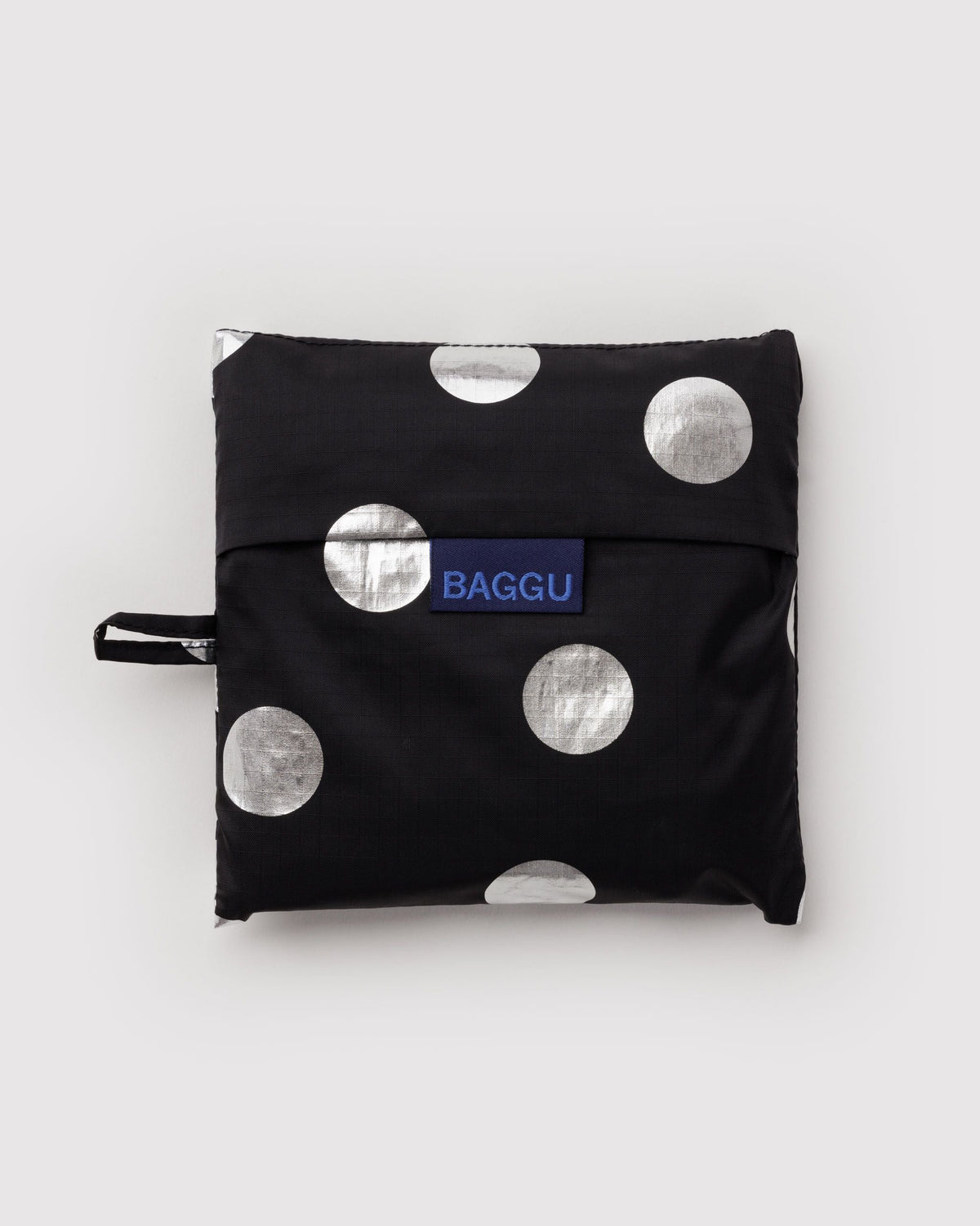Big Baggu in Silver Metallic Polka Dot — view 3