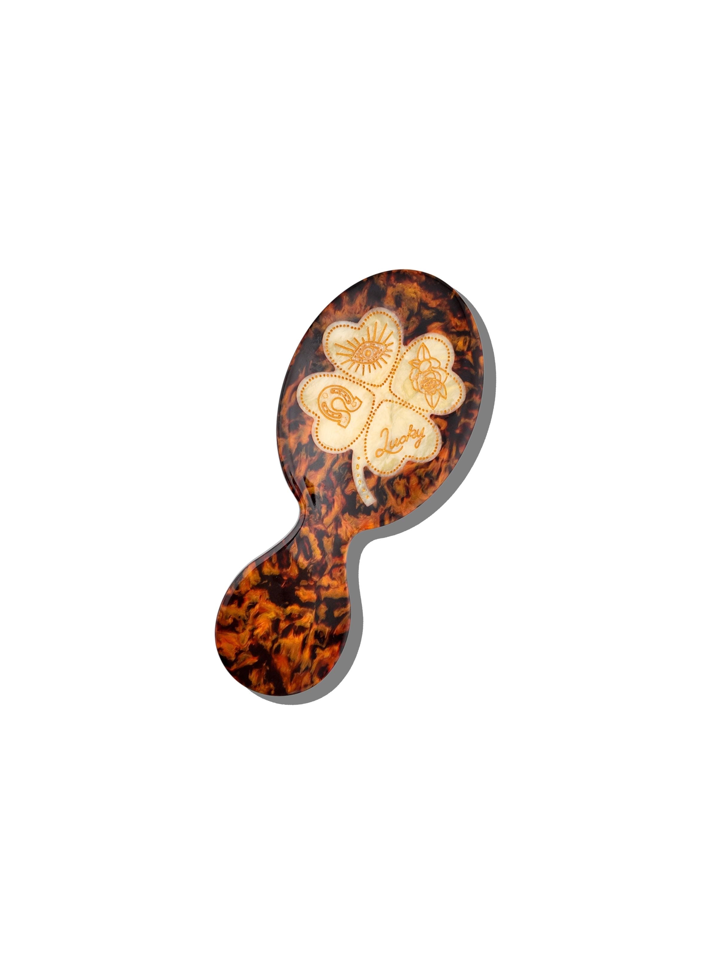 Solar Eclipse Lucky Clover Handbag Hero Brush