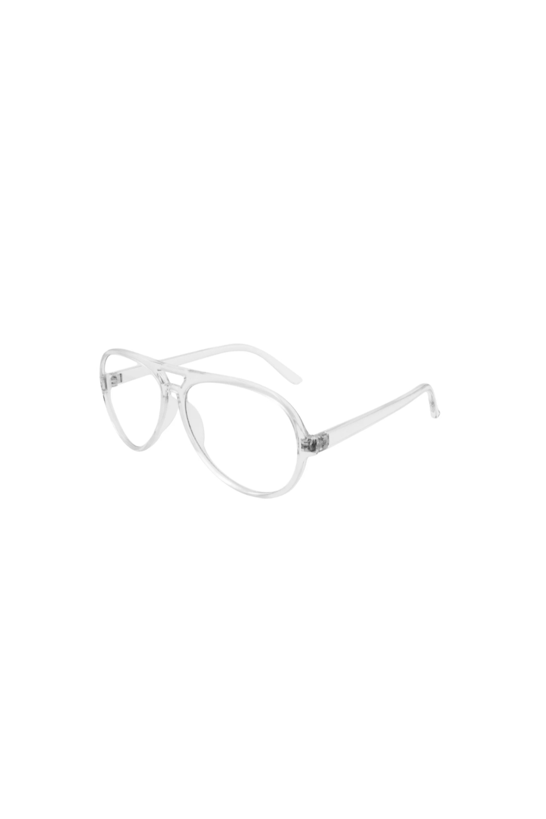 Sydney Blue Light Readers in Clear — front view