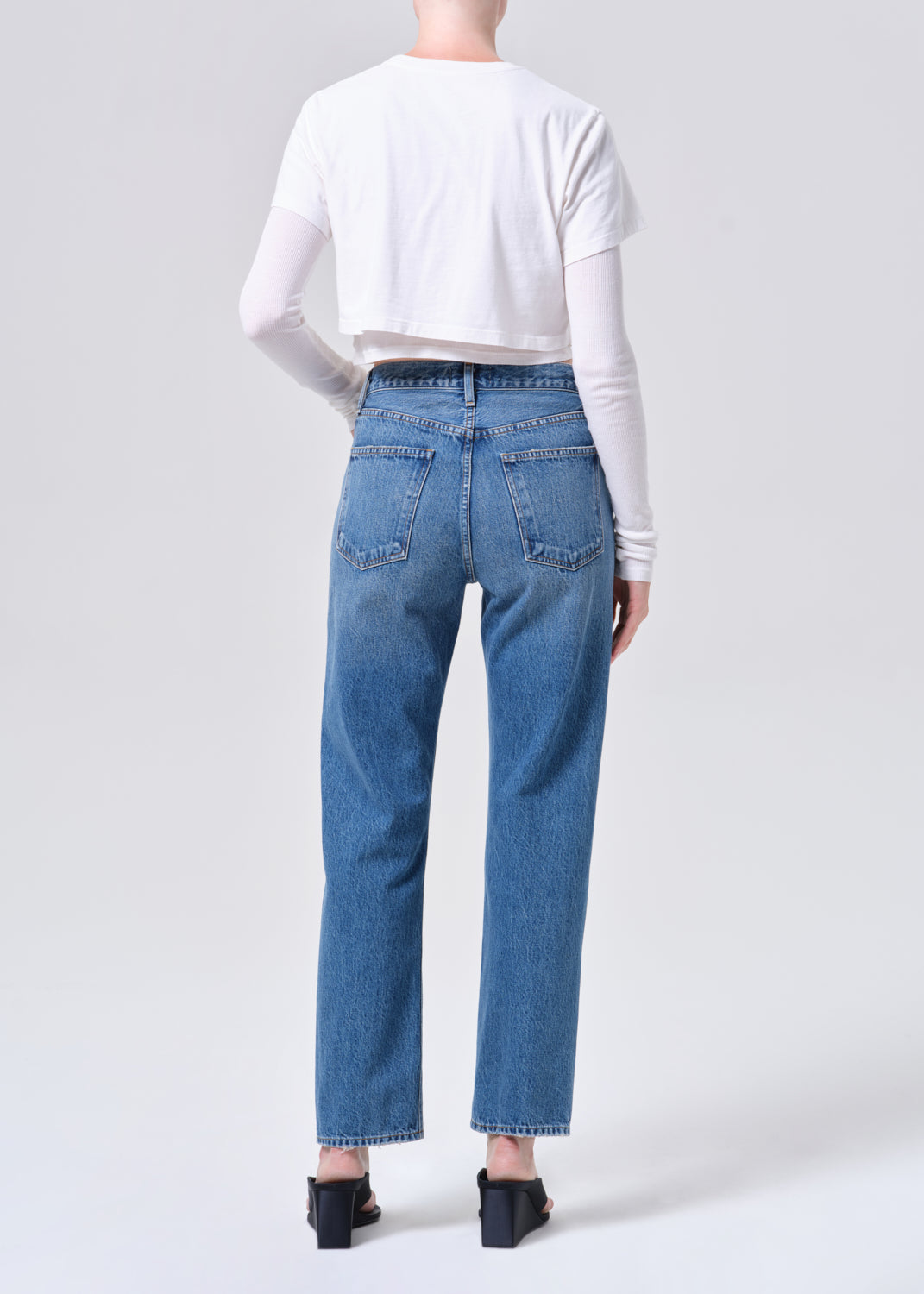 90's Pinch Waist Jean in Circulate — view 4