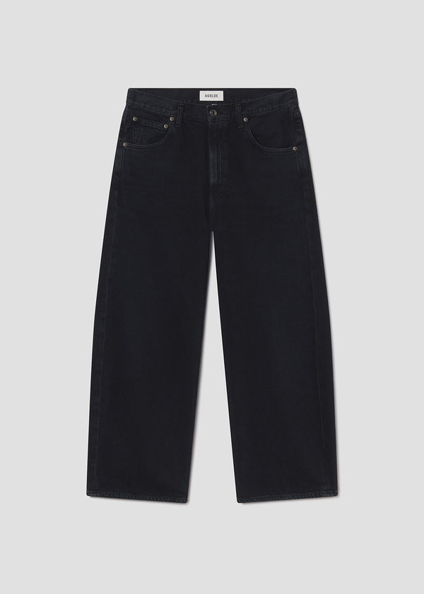 Low Curve Crop Jean in Crushed — front view