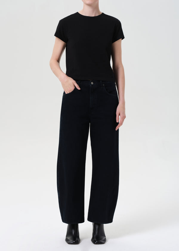 Low Curve Crop Jean in Crushed — view 5