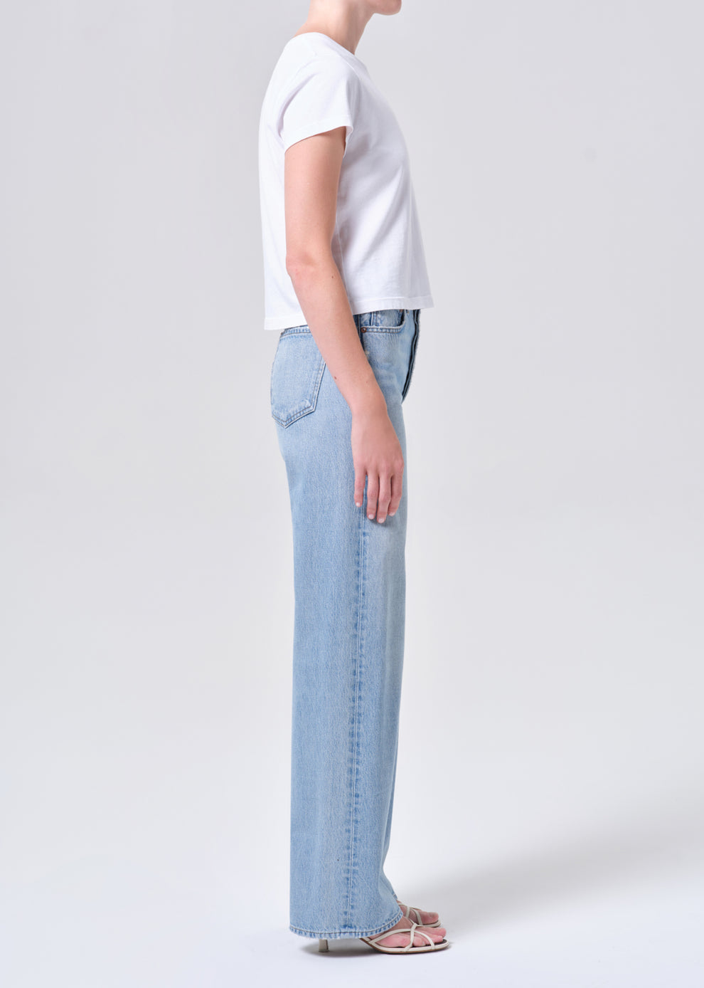Ren High-Rise Wide Leg Long in Orten — view 3