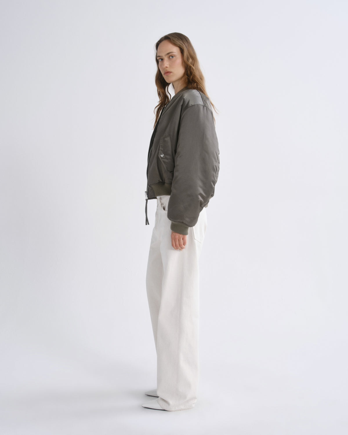 Frankie Reversible Bomber in Fern - view 4