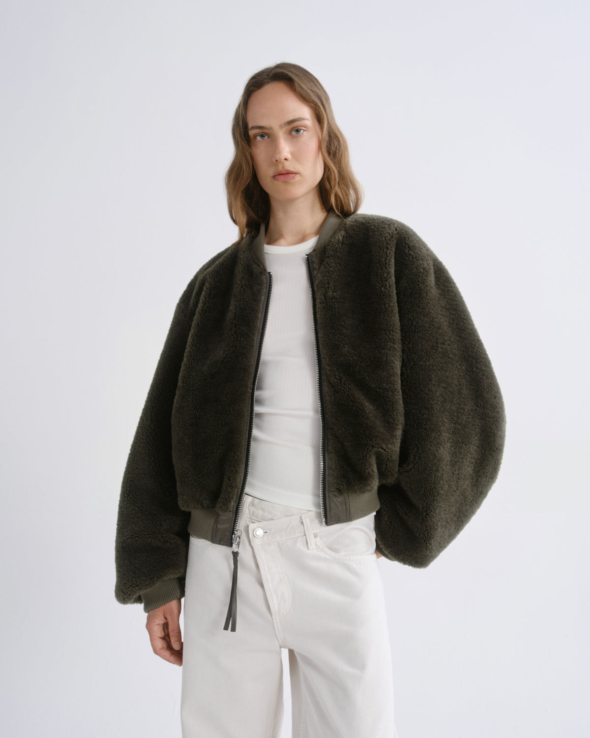 Frankie Reversible Bomber in Fern - view 7