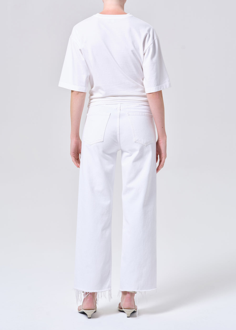 Ren High-Rise Wide Leg in Marshmallow