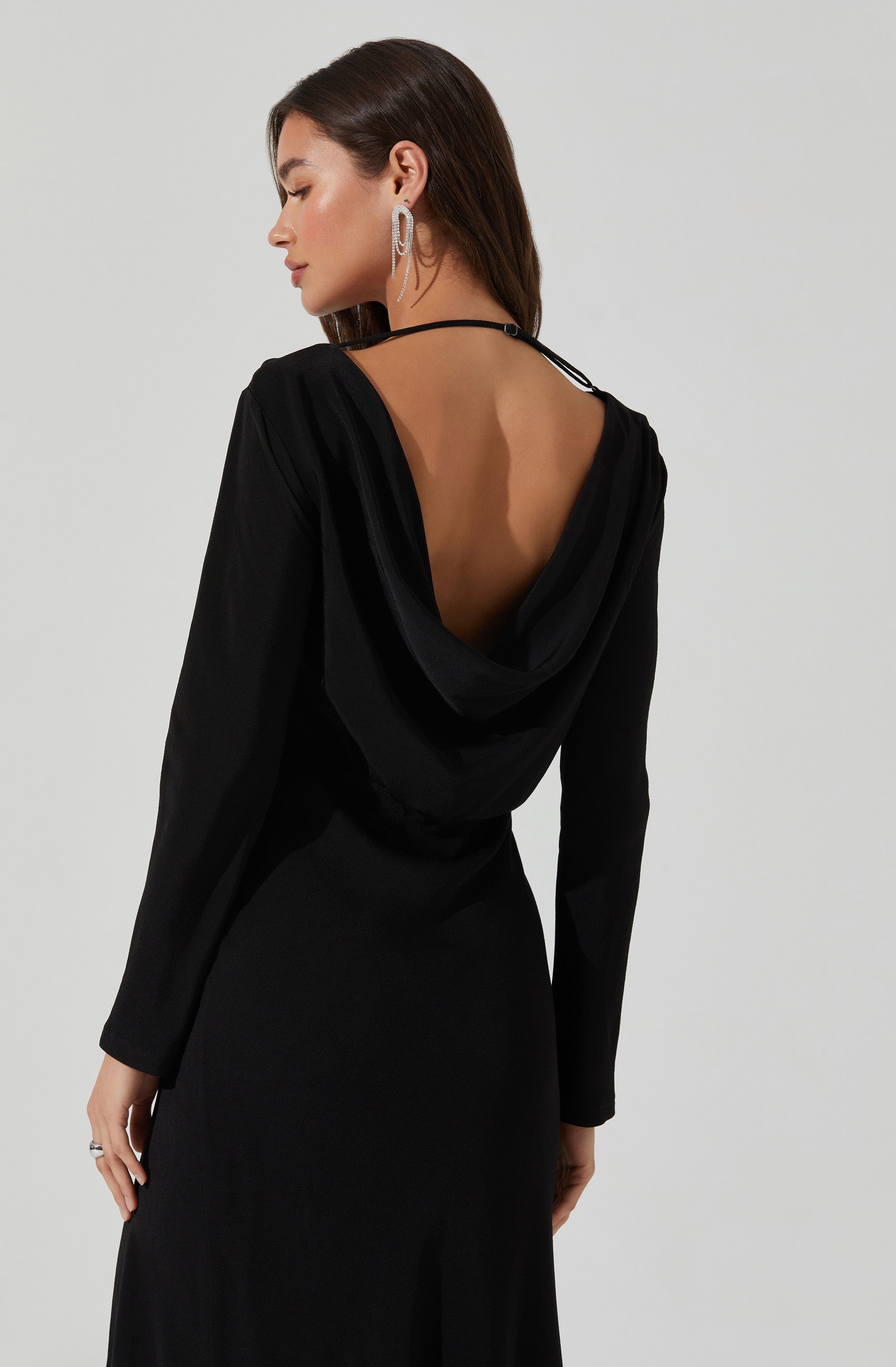 Decima Dress in Black — view 4