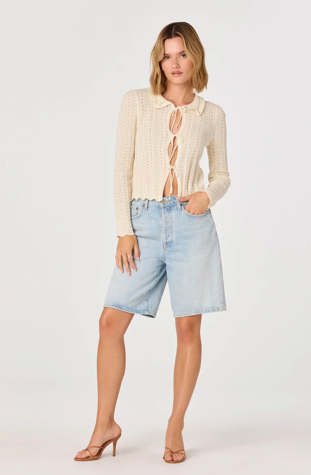 Fannie Cardigan in Cream