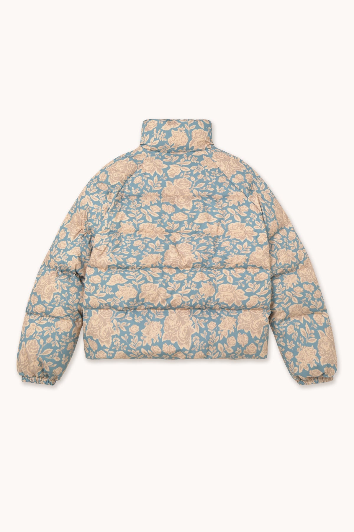 Winter Roses Short Jacket in Denim Blue — view 2