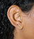 Mini Ruby Baguette Earring