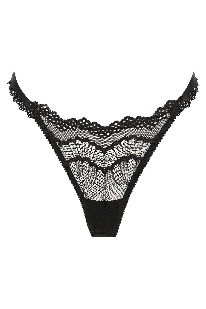 Kat the Label Belvedere Thong in Black - view 1
