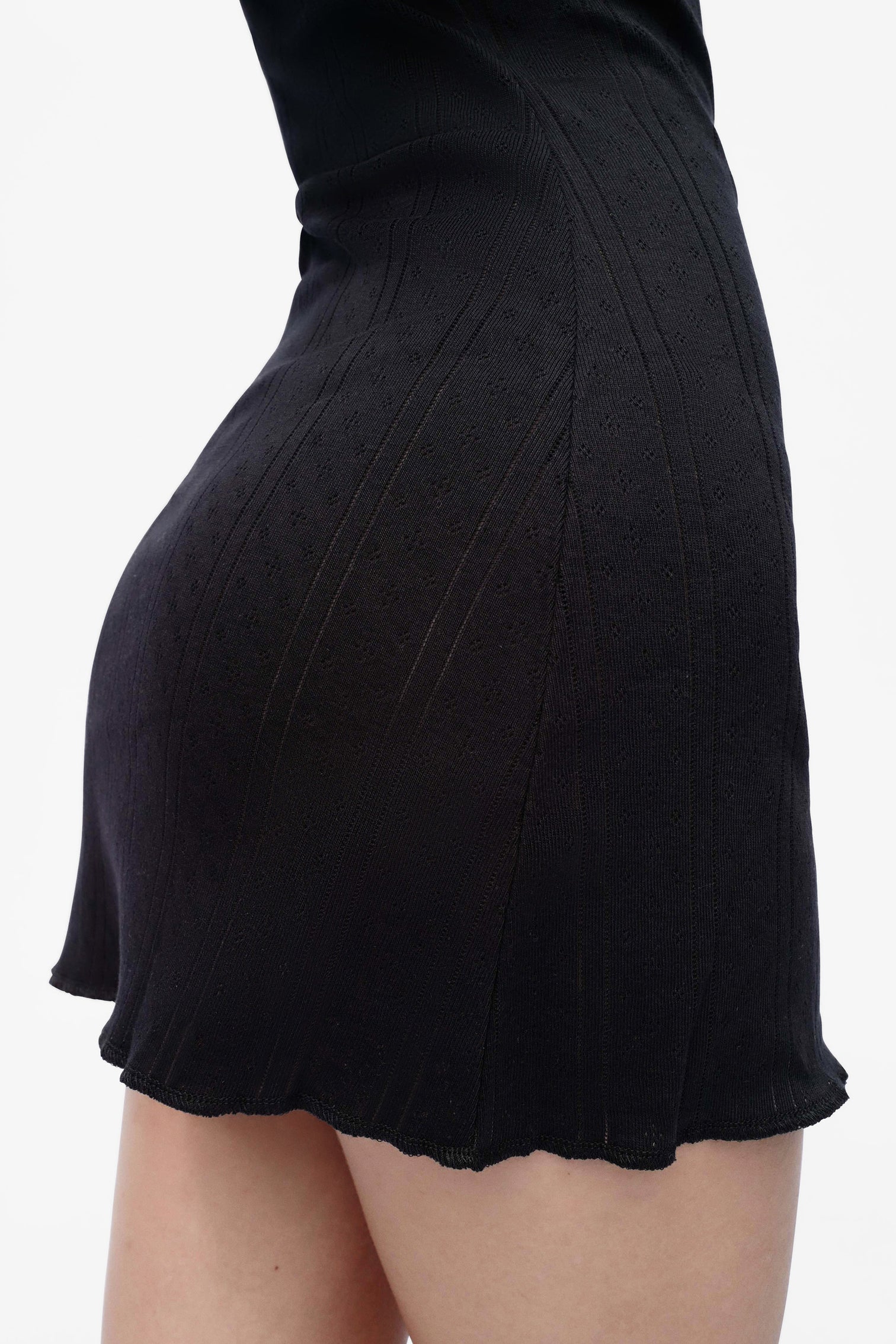The Cami Slip in Black — view 5