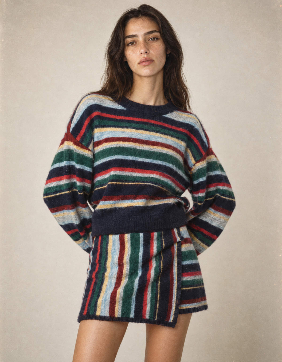 Change of Scenery Stripe Sweater in Multi