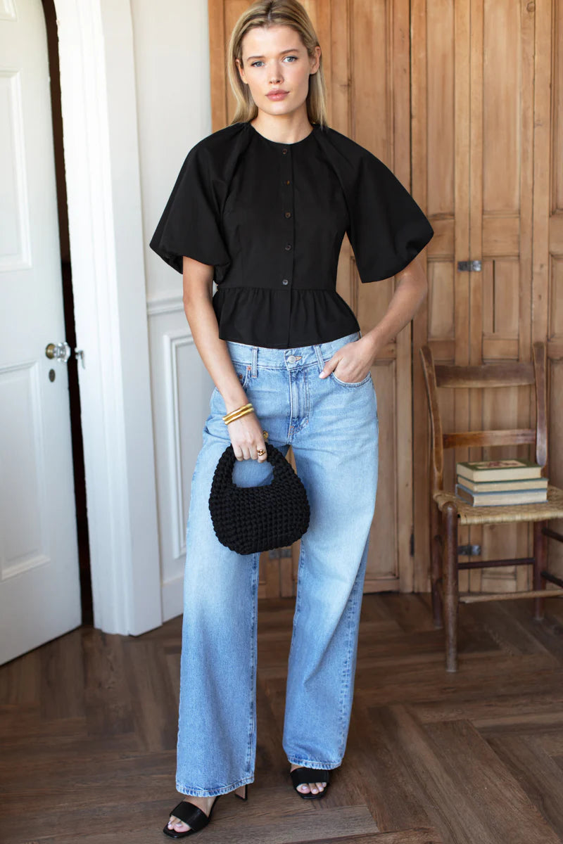 Bastille Top in Black Swan