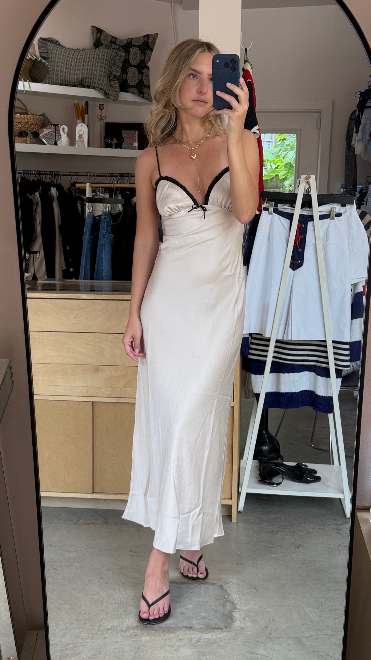 Camille Dress in Ivory