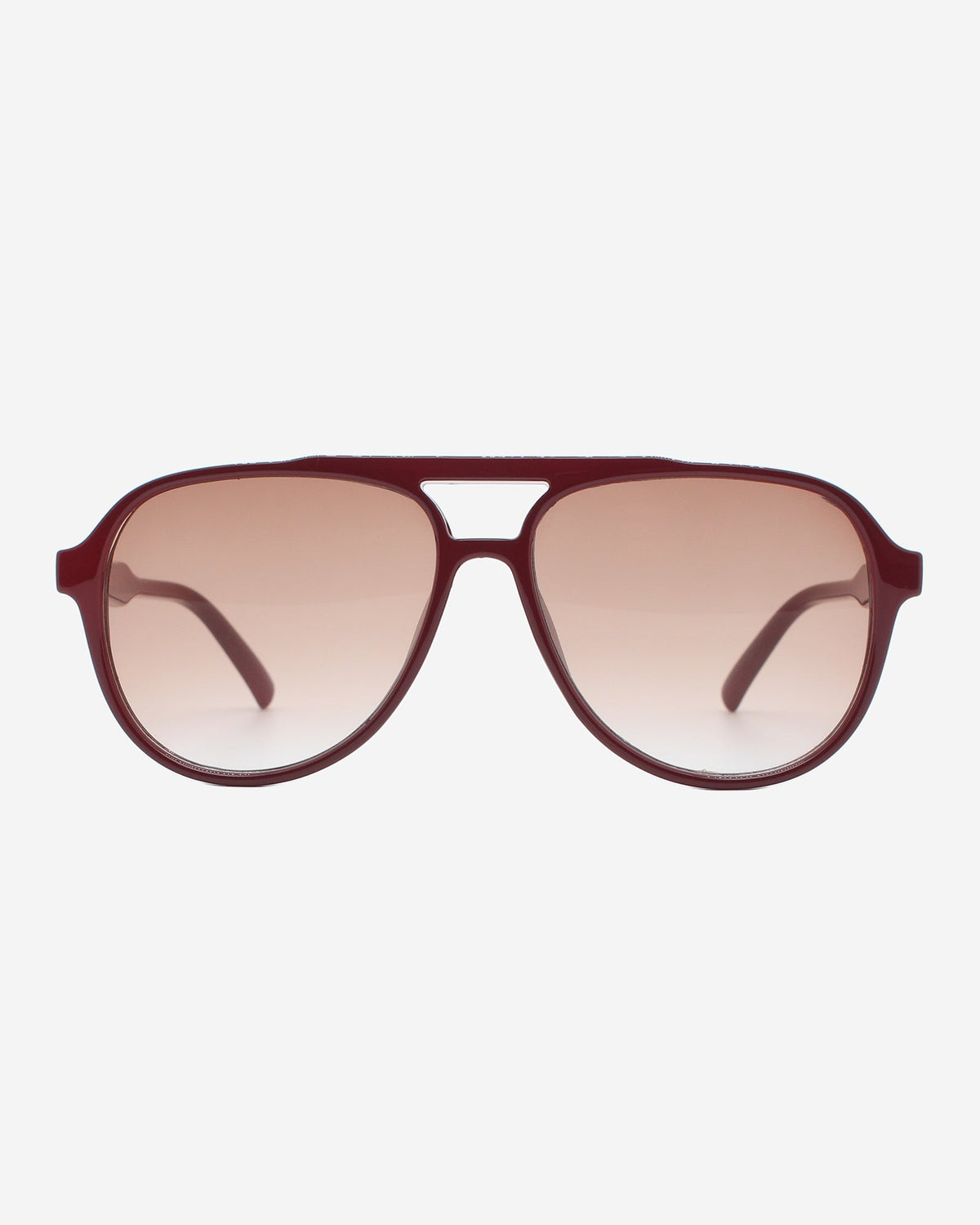 Farrah Sunglasses in Merlot — front