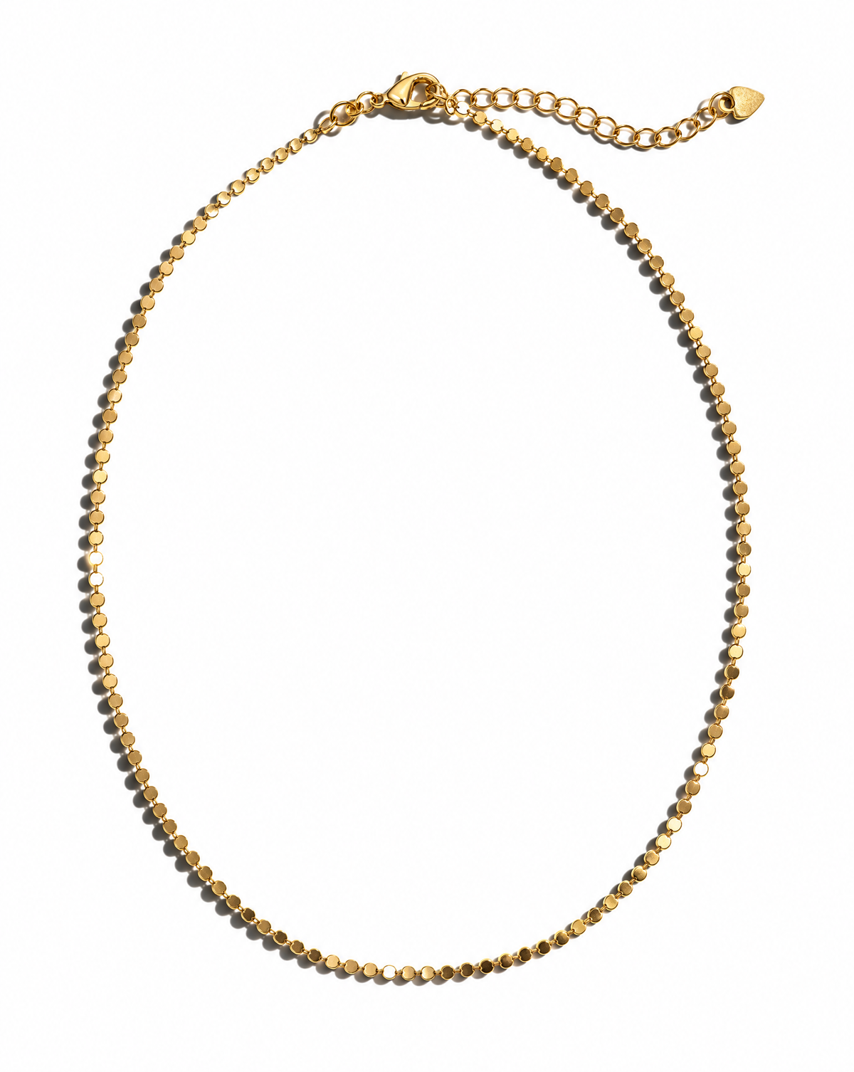 Gold Dot Chain Necklace