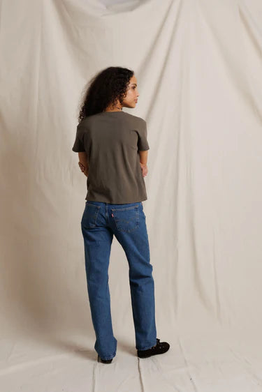 Harley Tee in Dark Olive