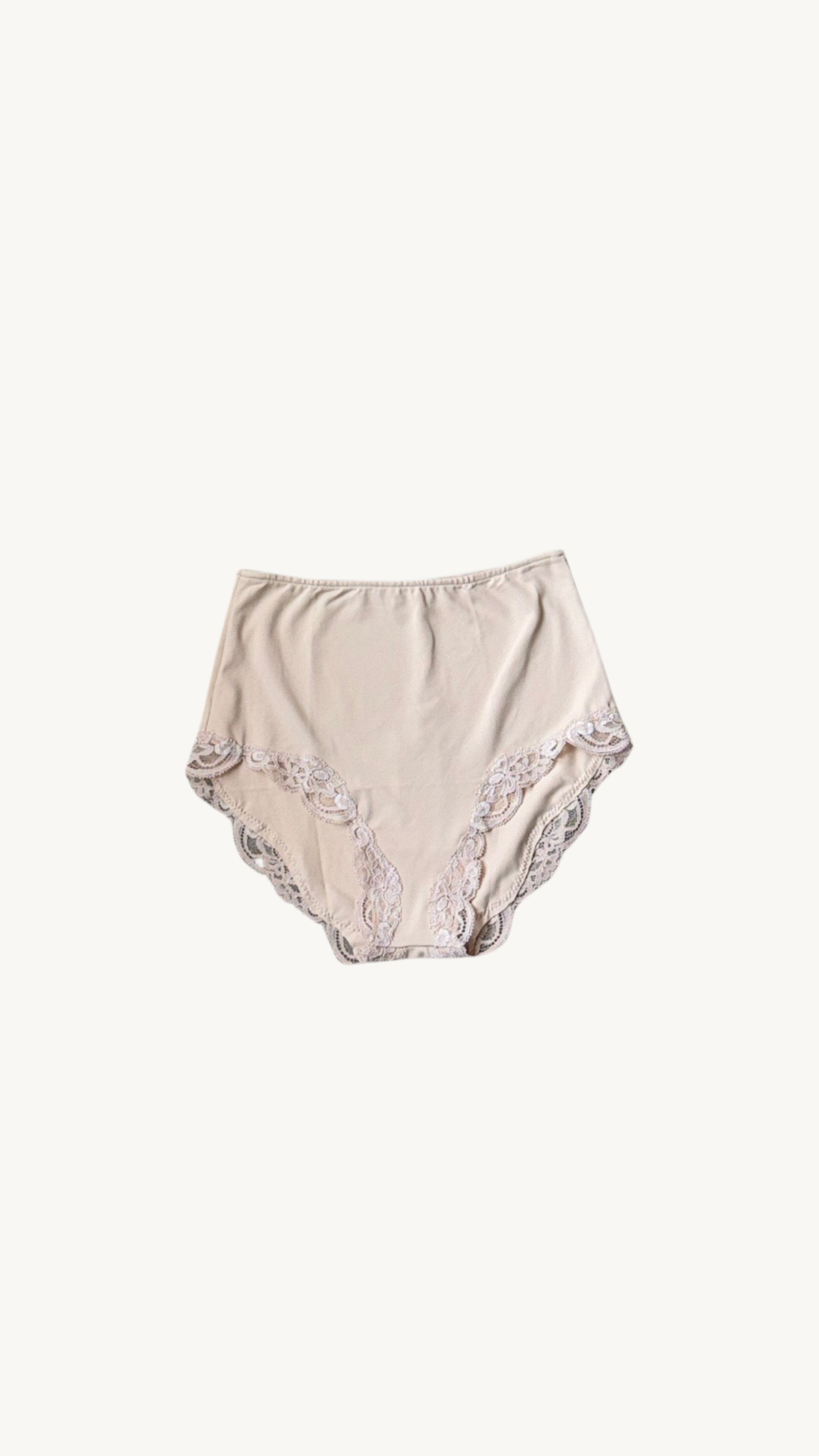 Delicious with Lace High Waisted Brief in Parchment