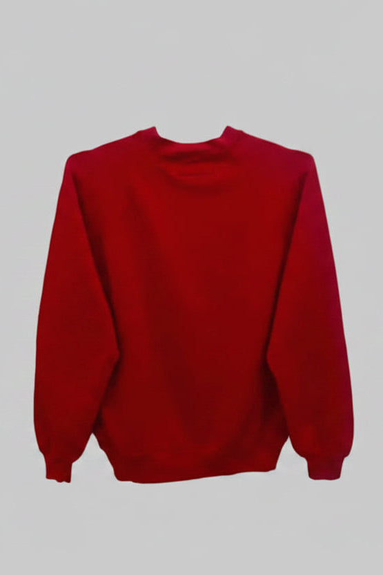 Dear Neighbor Varsity Sweatshirt in Red