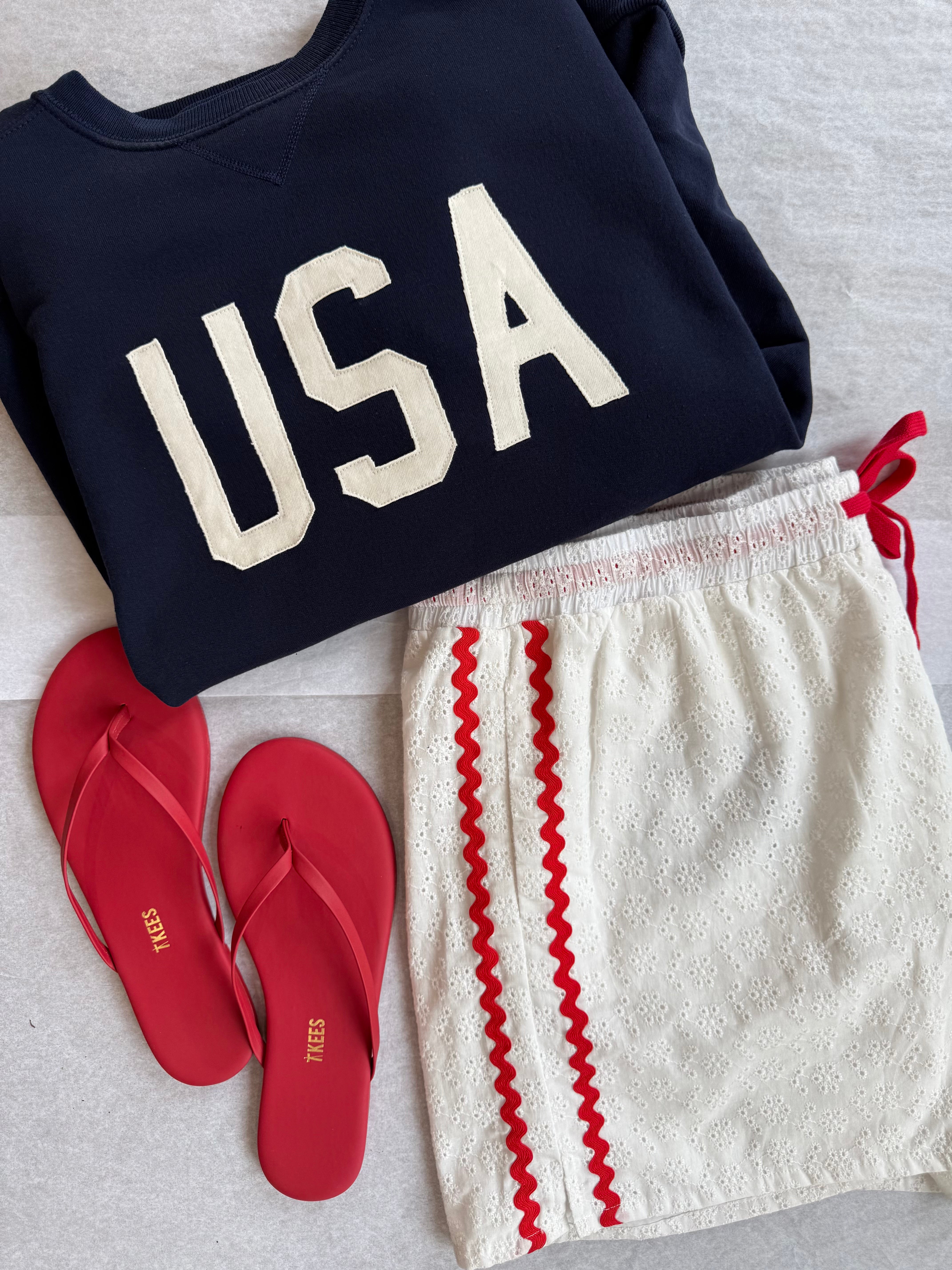 USA Sweatshirt in Navy