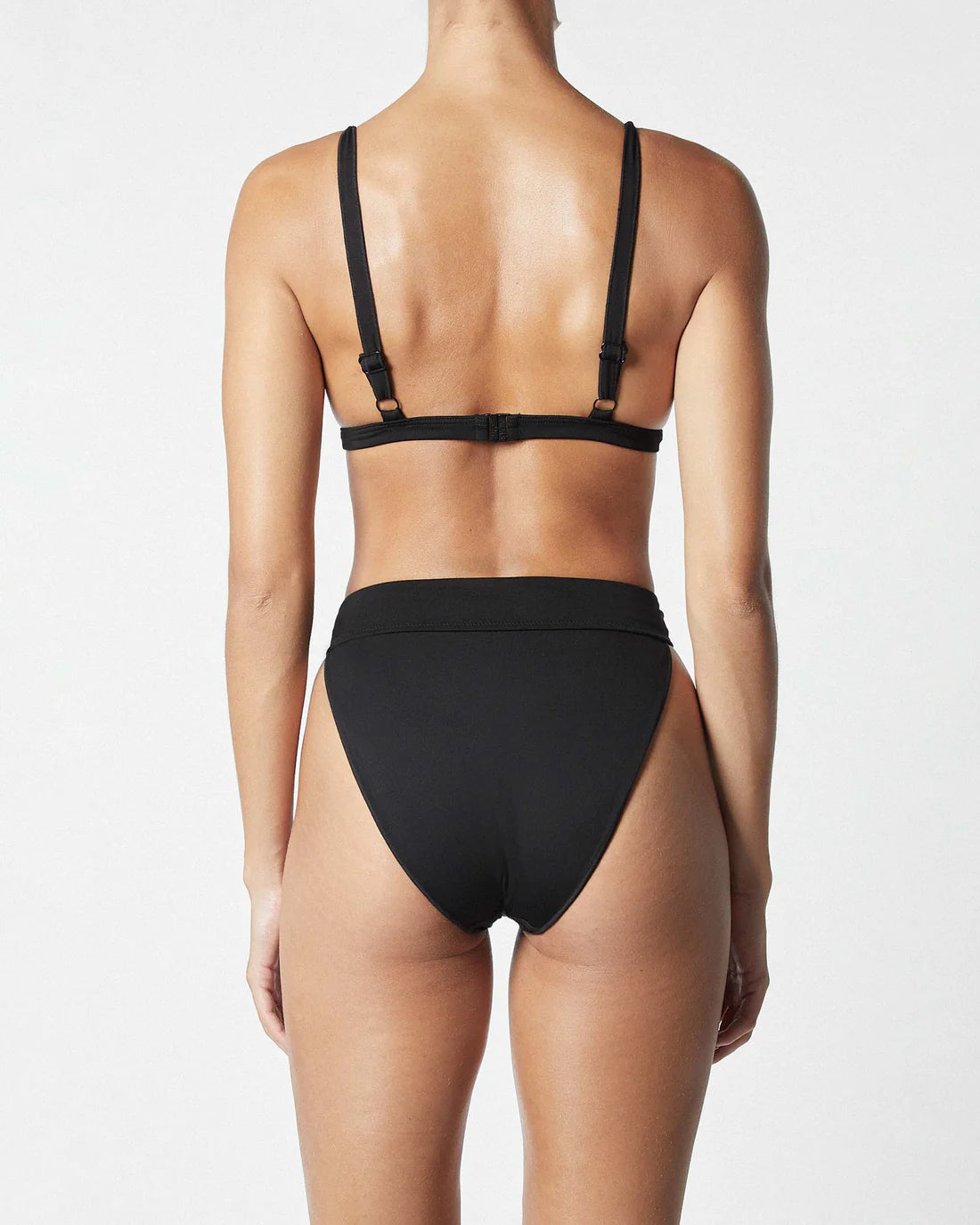 Contour Bikini Pant in Black