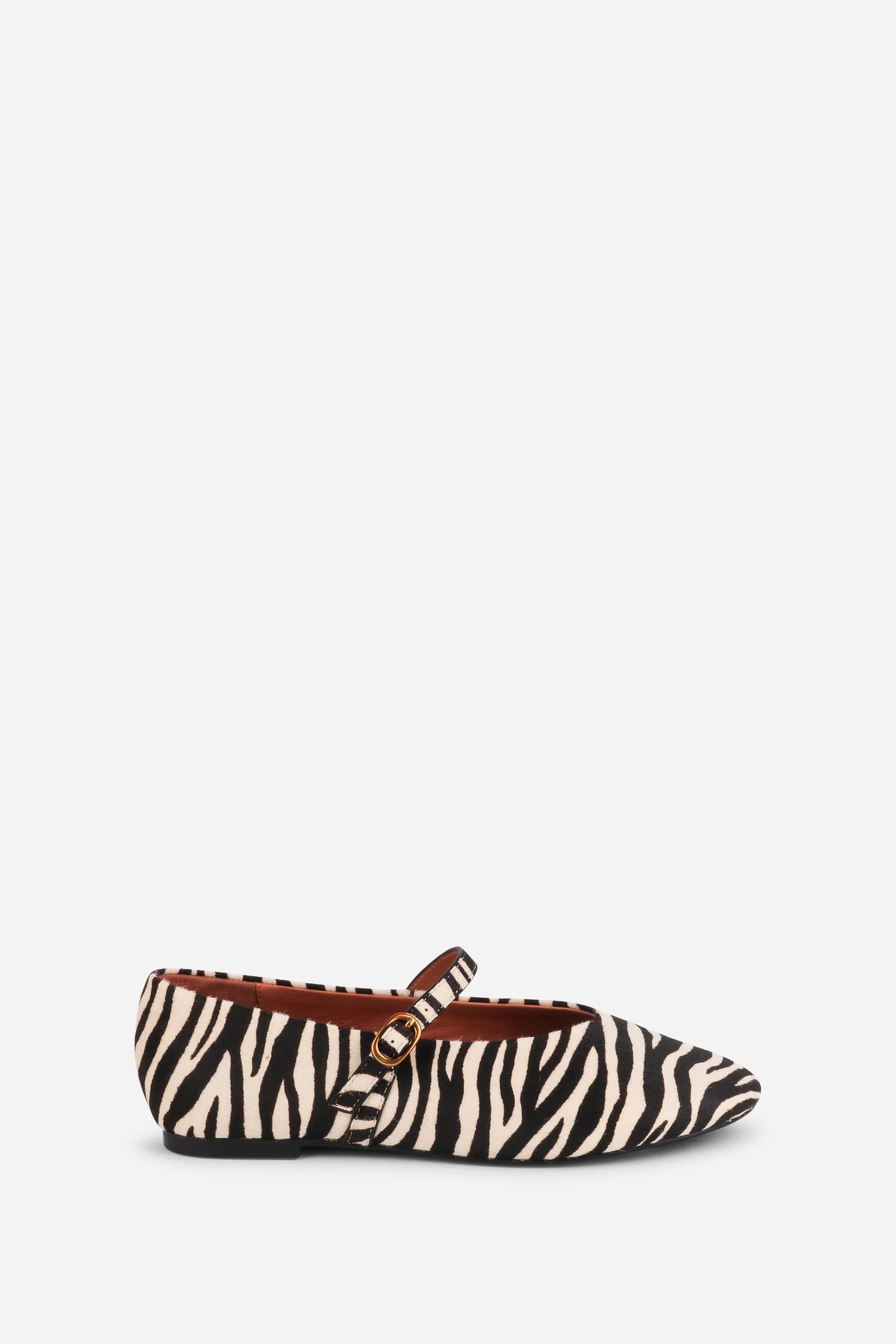Larisa Calf Hair Mary Jane Flat — view 4