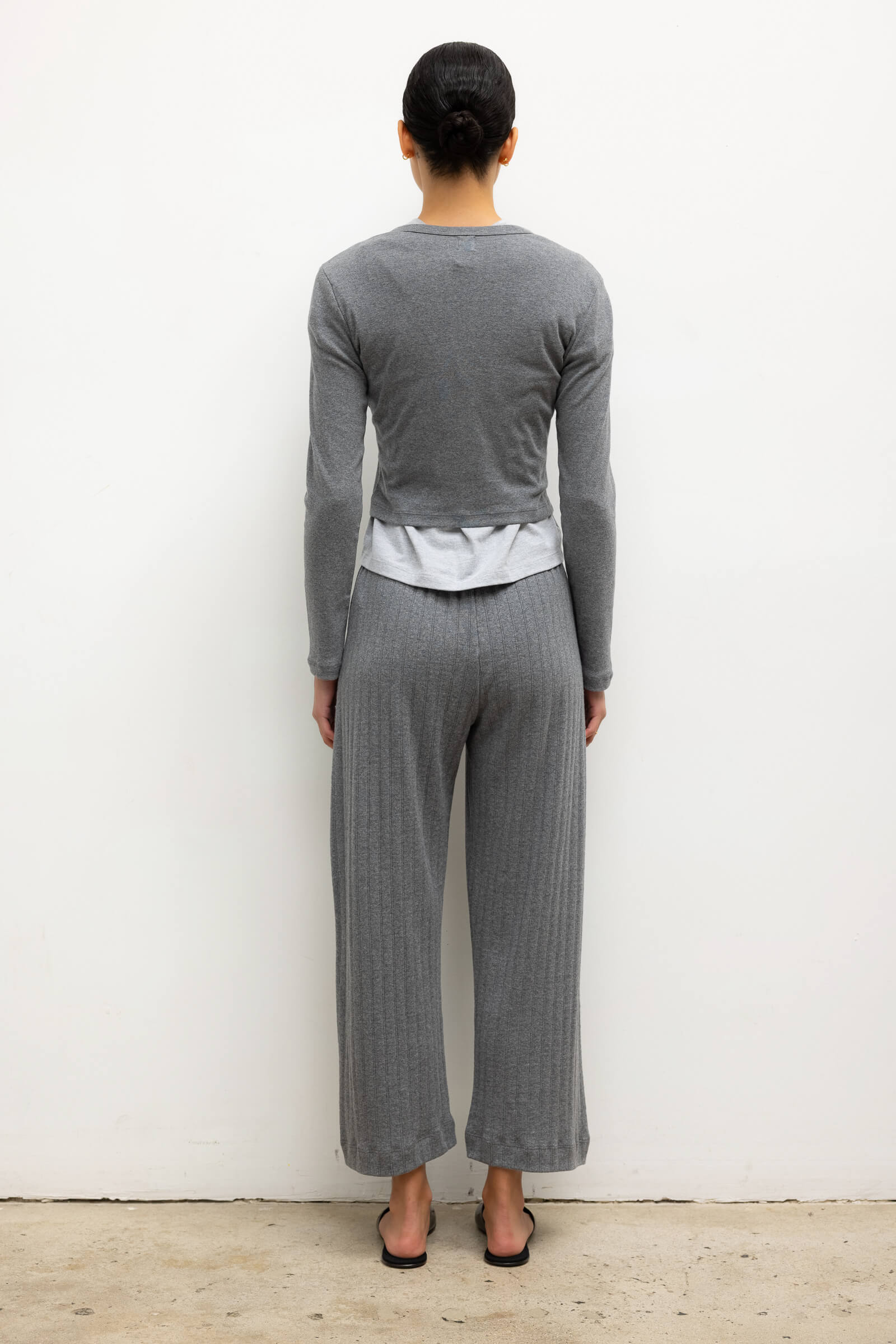 Nando Cardigan in Granite — view 4