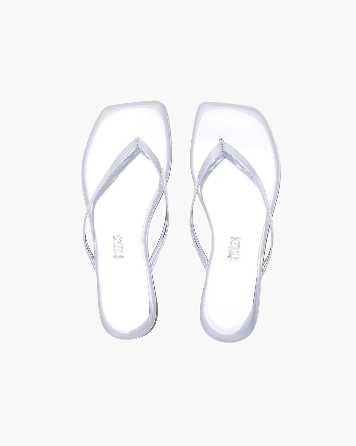 Square Toe Lily Sandal in Mirror