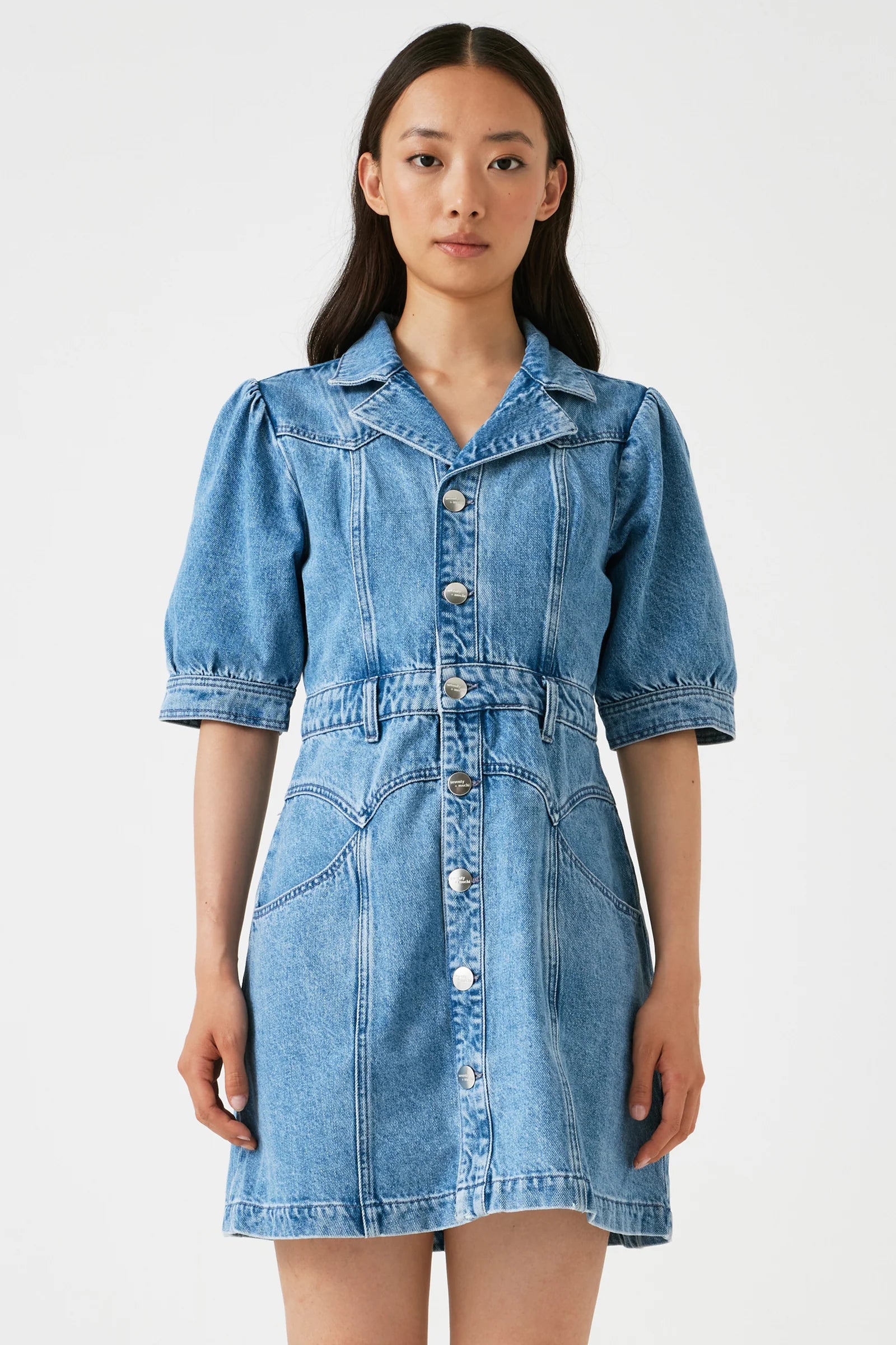 Mia Mini Dress in Weekender — view 3