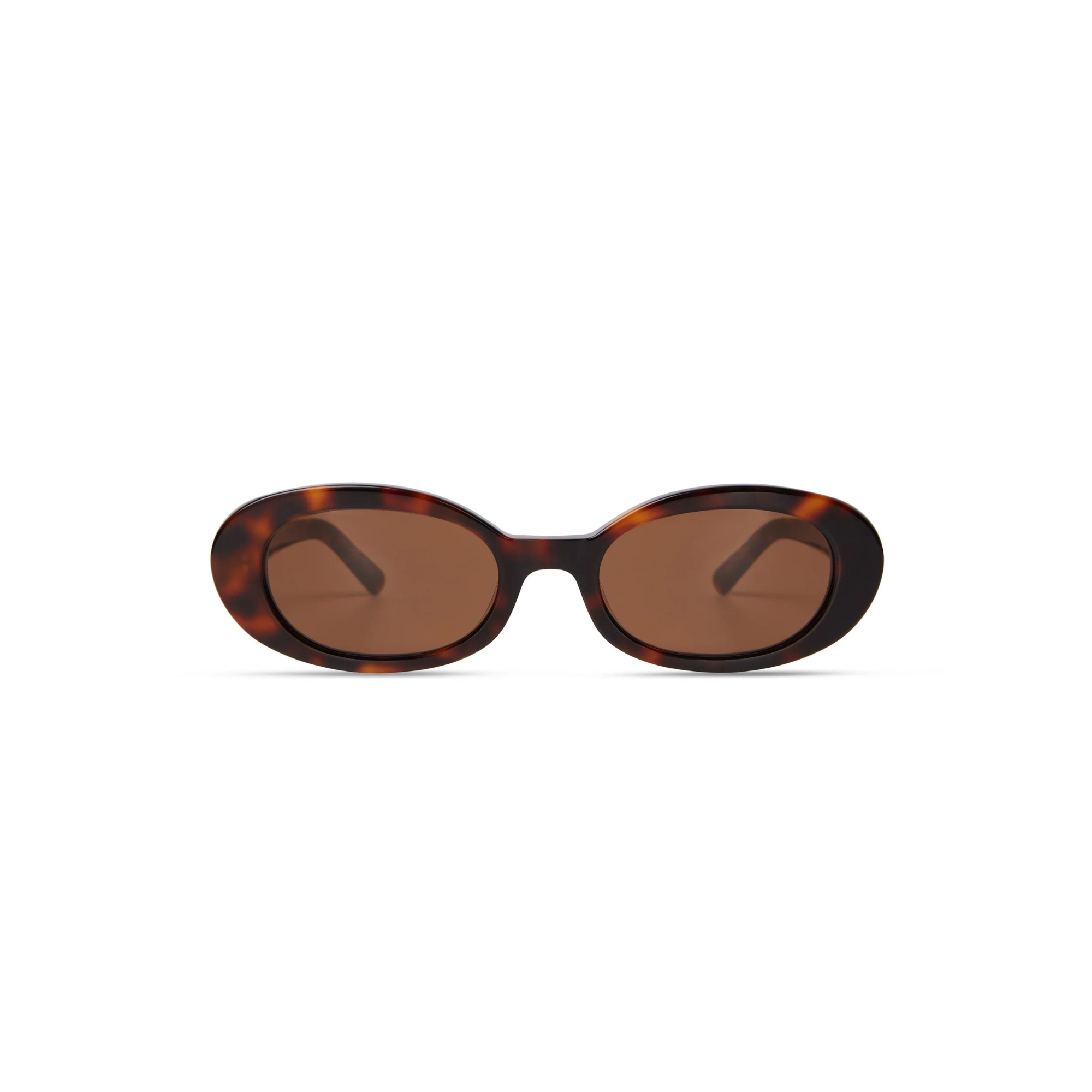 Lyric Leigh Sunglasses in Brown Tortoise — front view