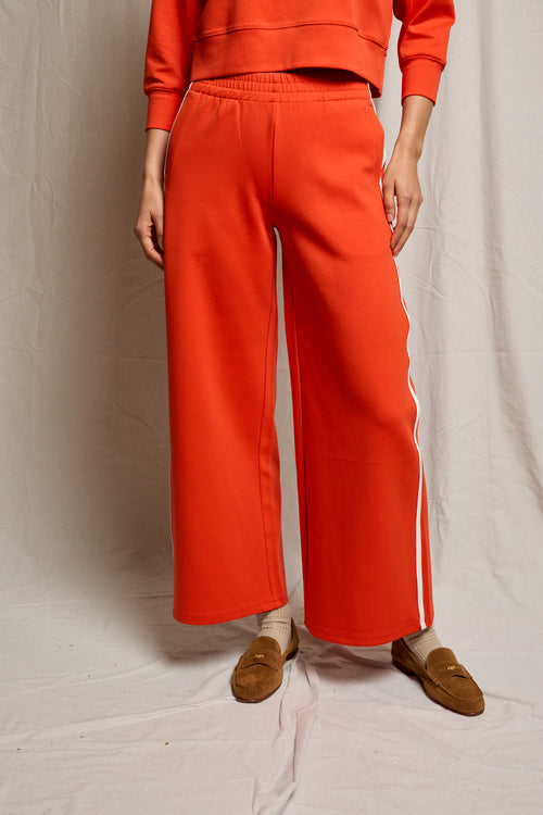 Mikos Travel Wide Leg Pant in Tomato