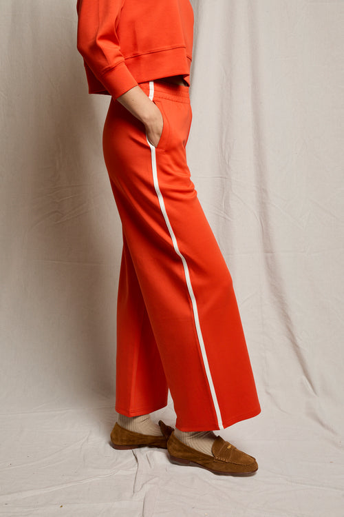 Mikos Travel Wide Leg Pant in Tomato — view 3