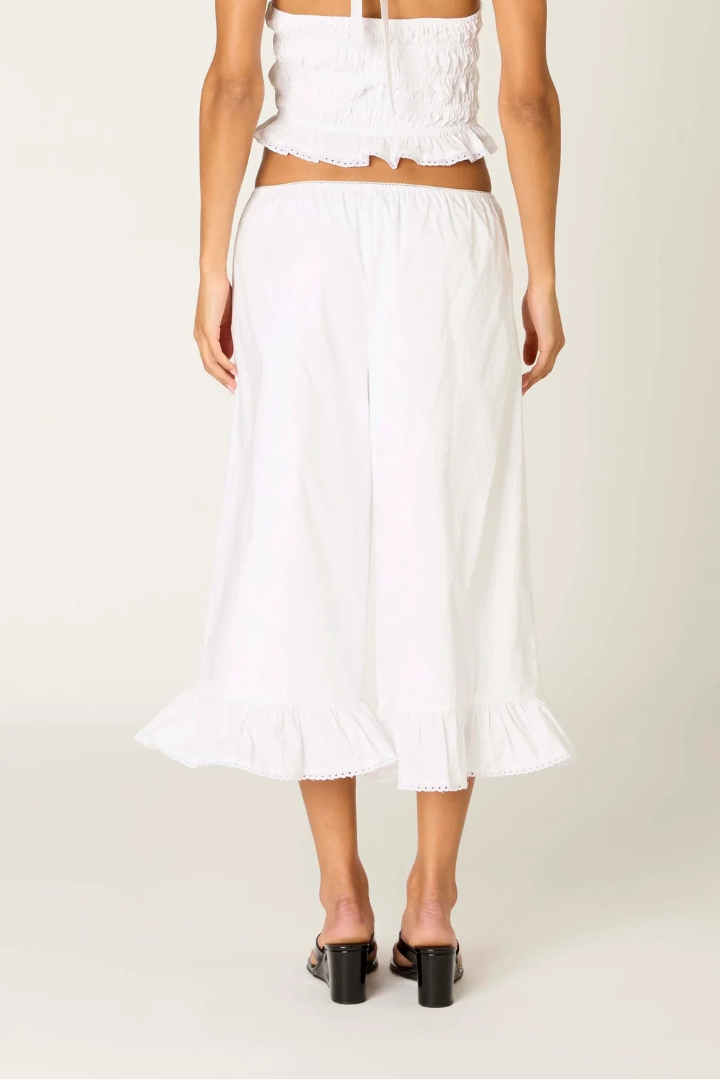 Viento Pant in White — view 3