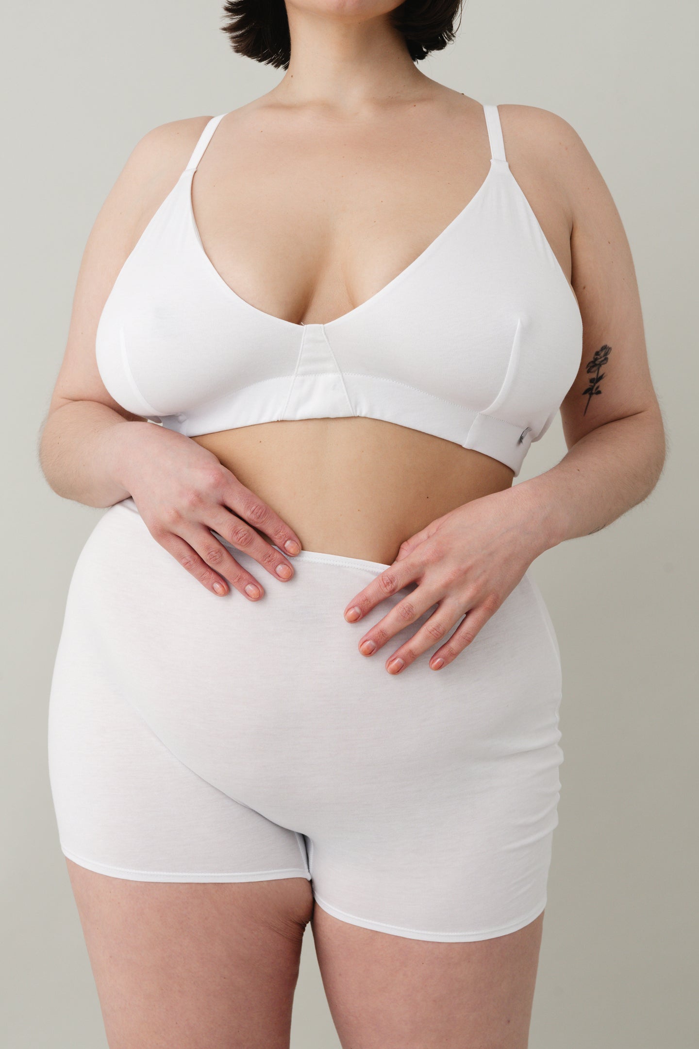 Triangle Bra in Rose — view 4