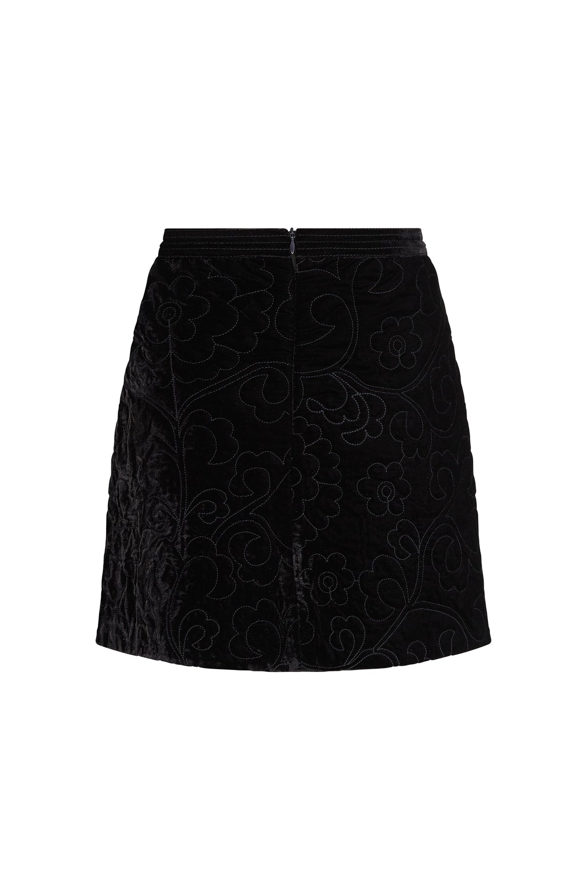Maybelle Skirt in Black — view 5