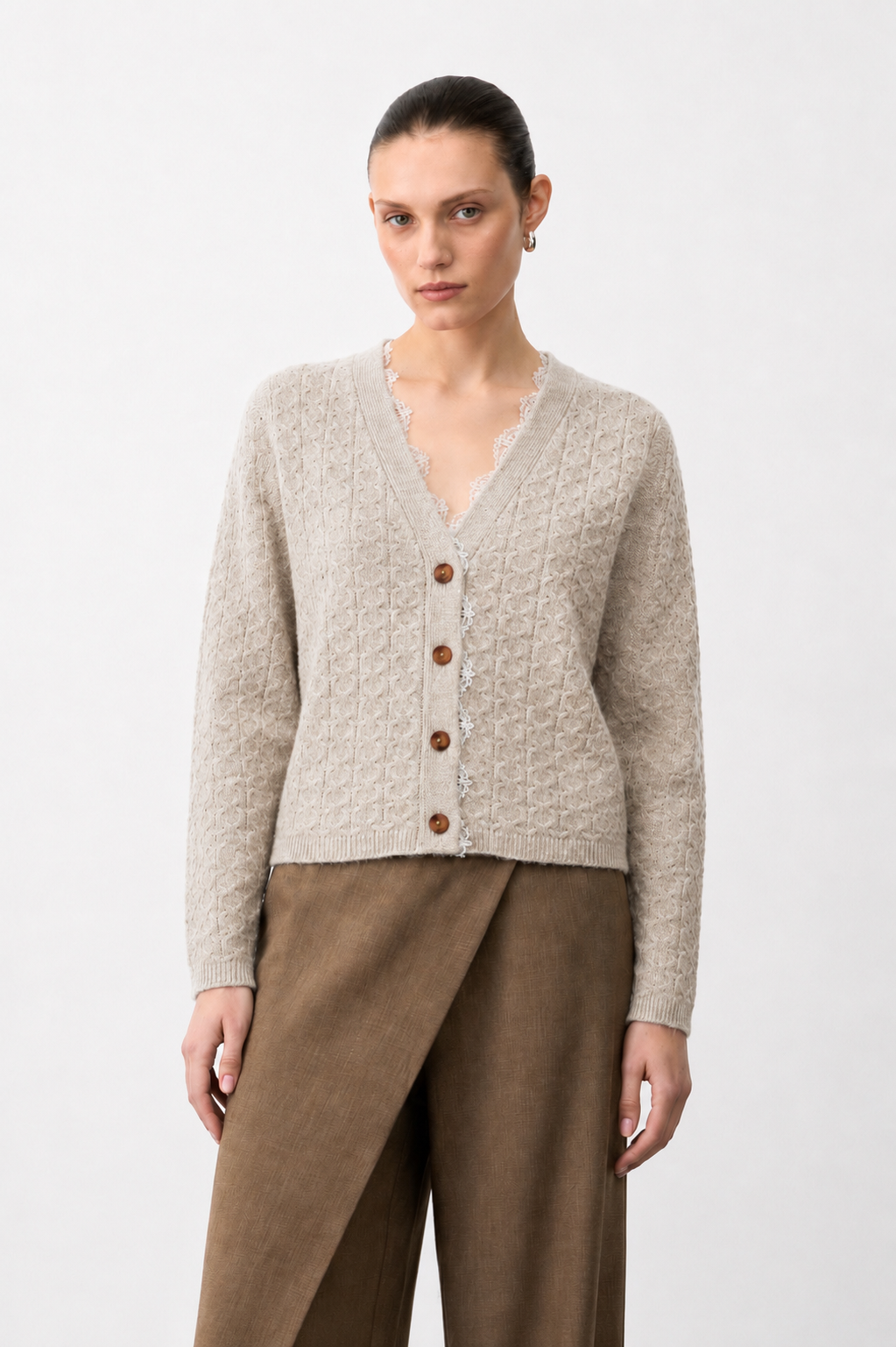 Lucinda Cardigan in Latte